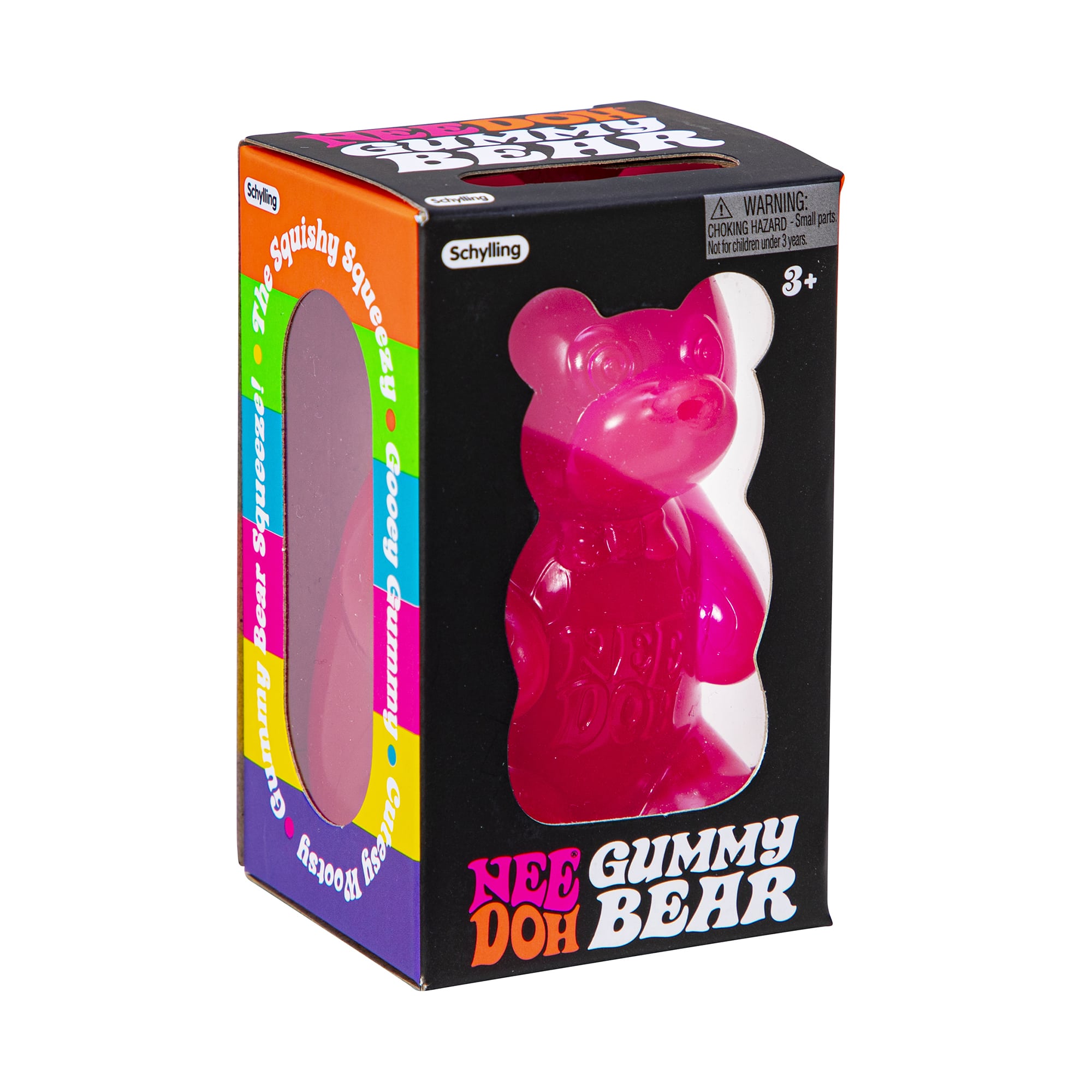 NeeDoh Gummy Bear C6 - Package - Pink Angle Right