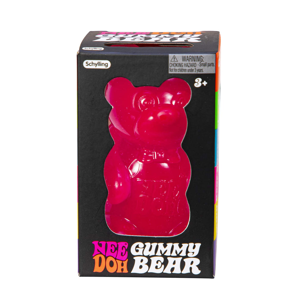 NeeDoh Gummy Bear C6 - Package - Pink Front