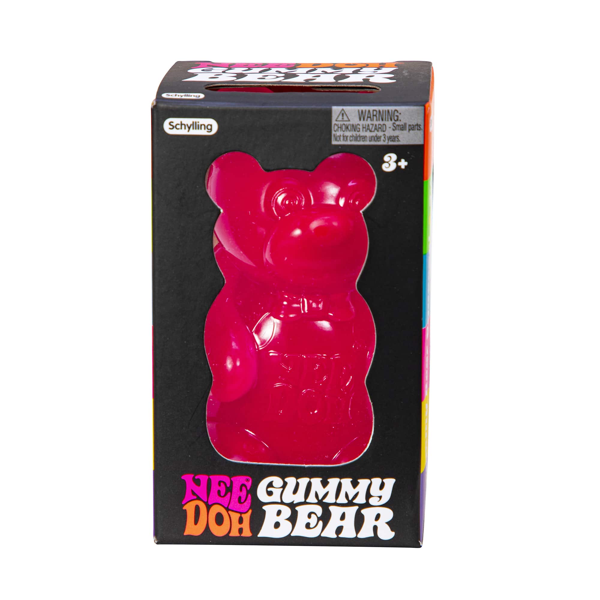 NeeDoh Gummy Bear C6 - Package - Pink Front