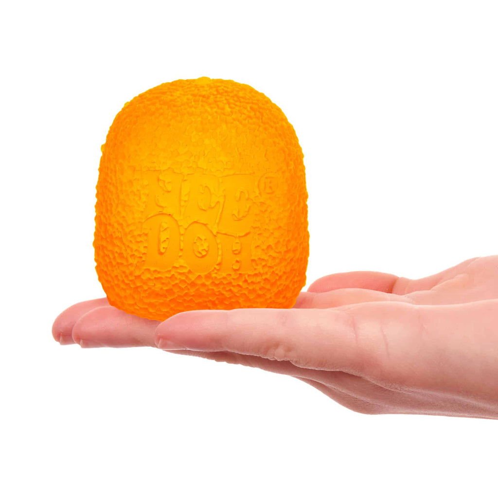 NeeDoh Gumdrop F1 Orange in Hand