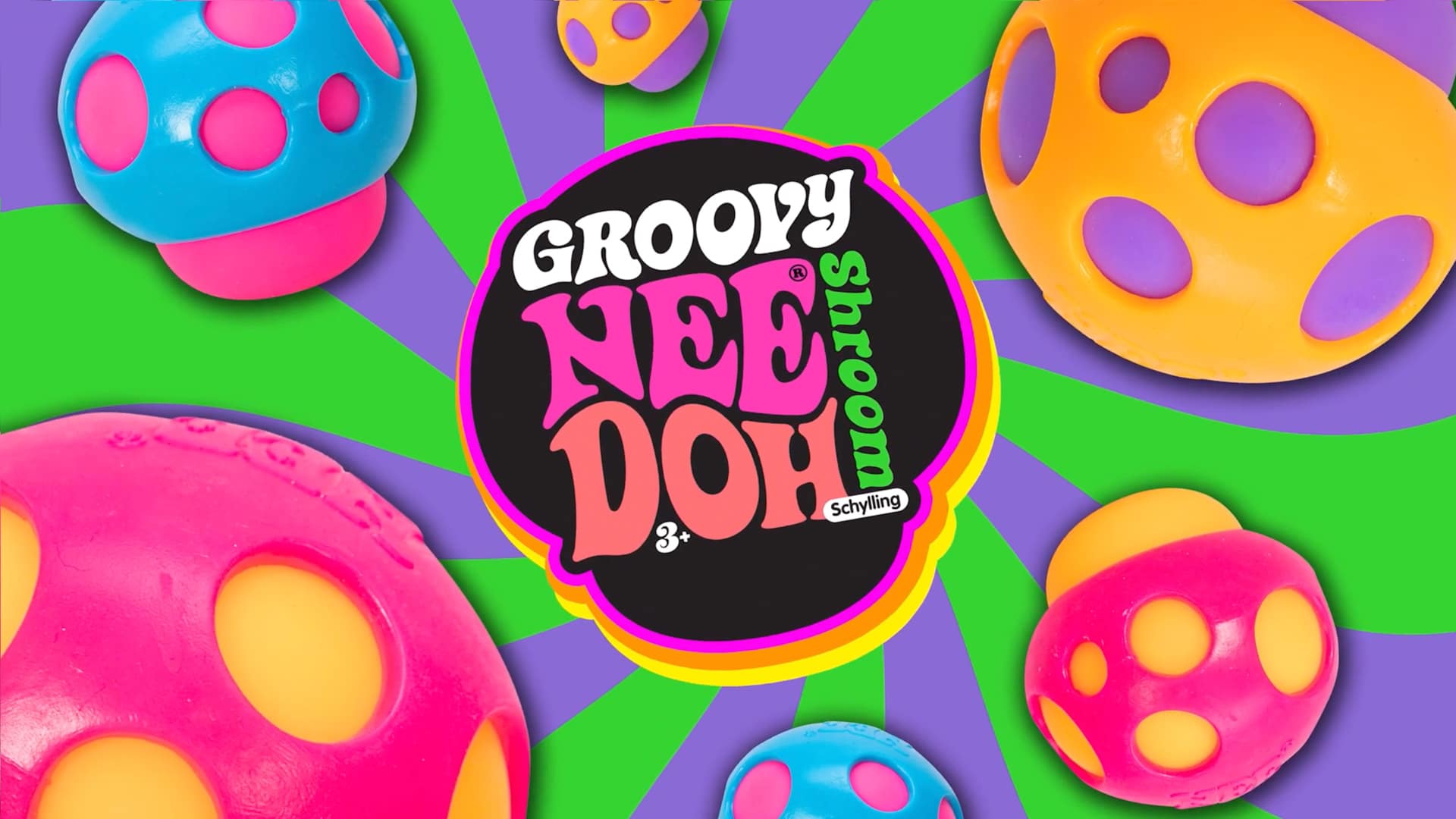 NeeDoh Groovy Shroom L5 Video