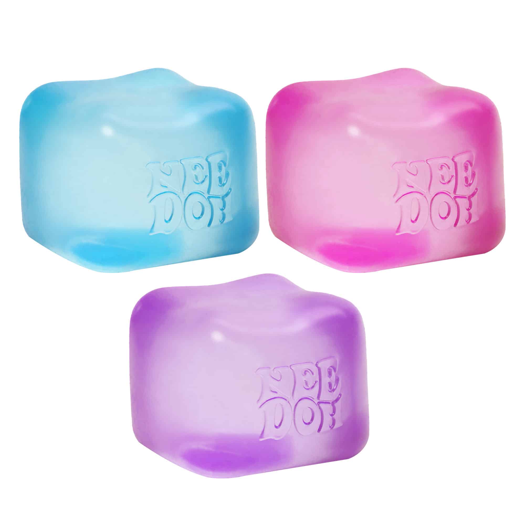 NeeDoh Nice Cube X7 Blue Package Angle Right