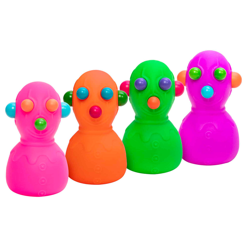 NeeDoh Panic Pete K2 Group - Pink Orange Green Purple