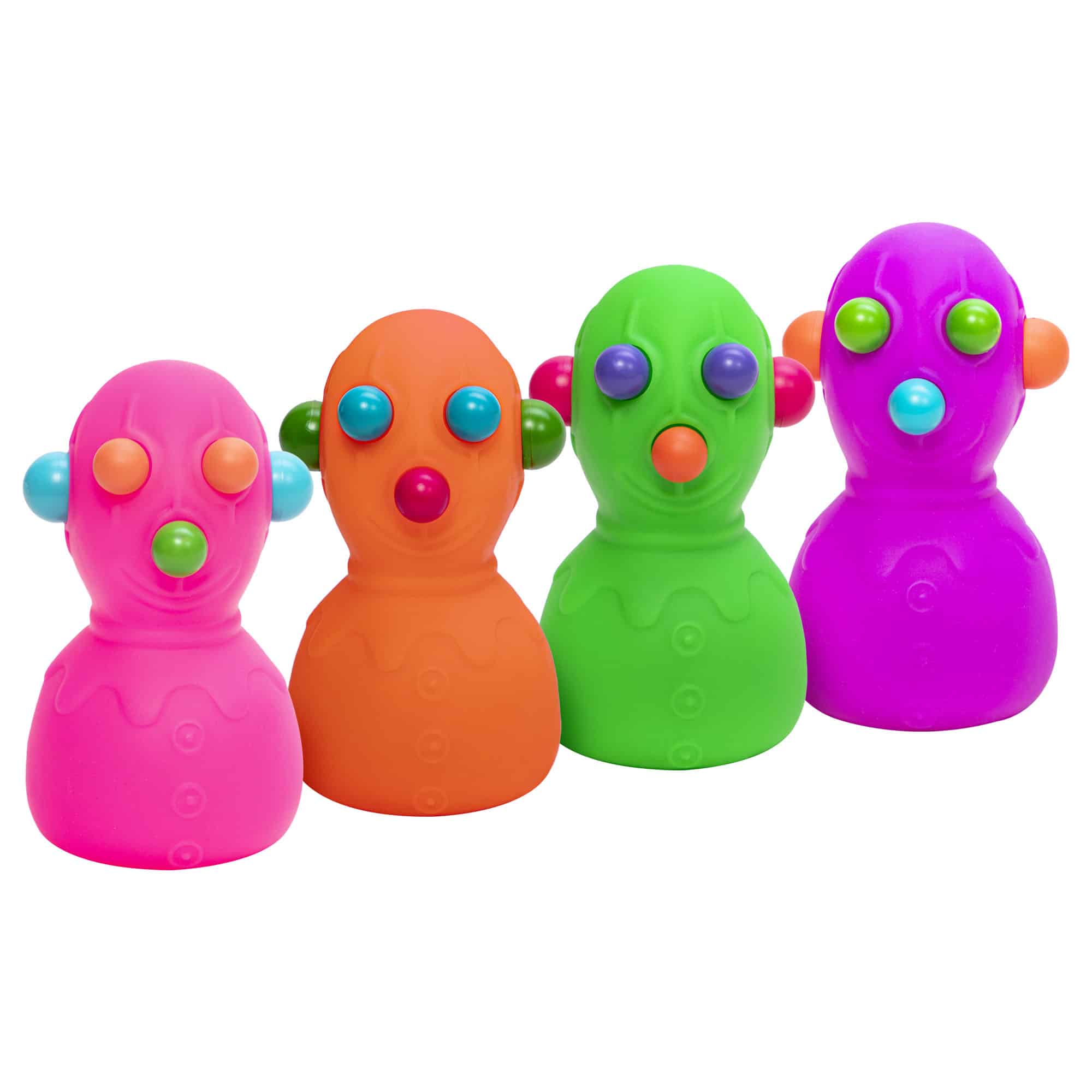 NeeDoh Panic Pete K2 Group - Pink Orange Green Purple